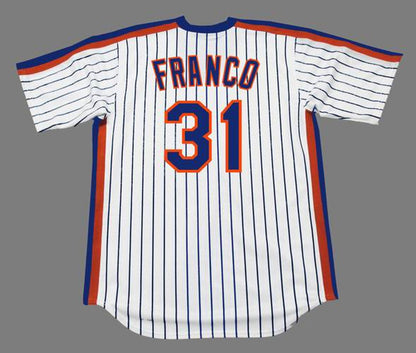 New York Mets John Franco Cooperstown MLB jersey front view