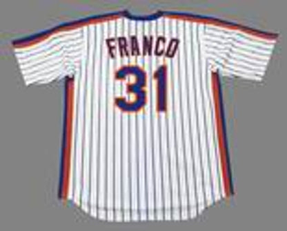 New York Mets John Franco Cooperstown MLB jersey front view