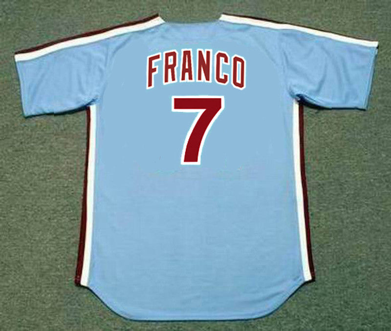 Philadelphia Phillies Maikel Franco 1980s MLB jersey front view