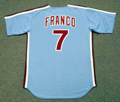 Philadelphia Phillies Maikel Franco 1980s MLB jersey front view