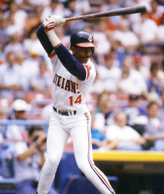 Cleveland Indians Julio Franco MLB jersey front view