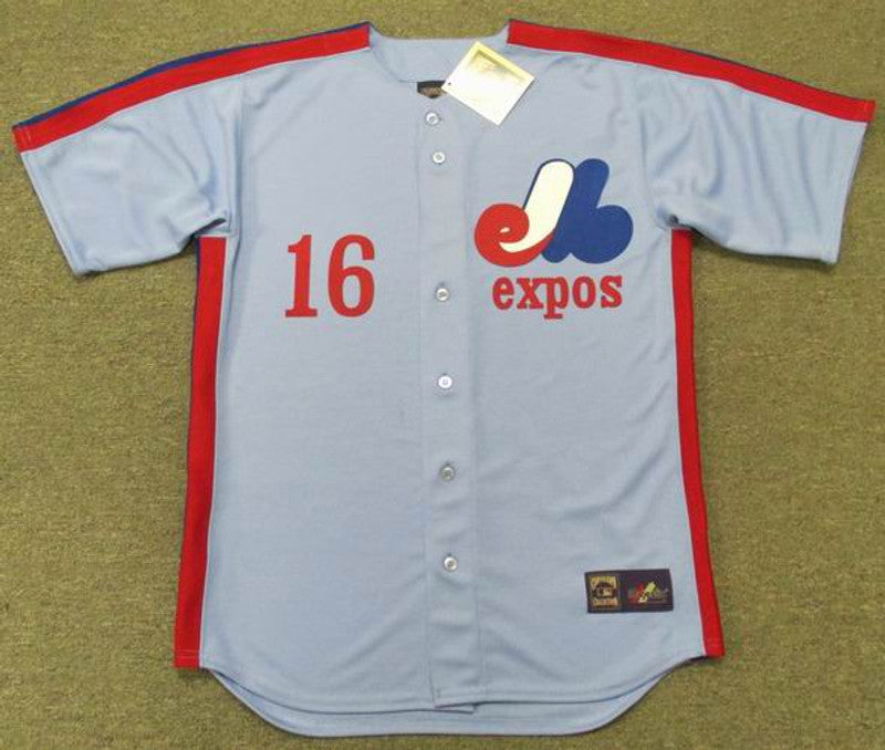 Montreal Expos Terry Francona Cooperstown MLB jersey front view