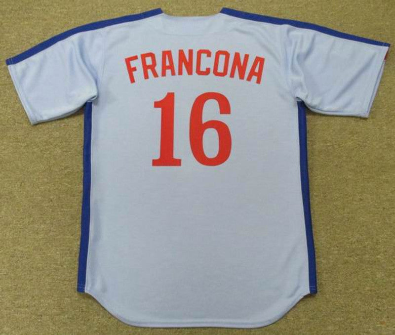 Montreal Expos Terry Francona Cooperstown MLB jersey front view