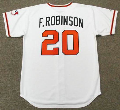 Baltimore Orioles Frank Robinson Cooperstown MLB jersey front view