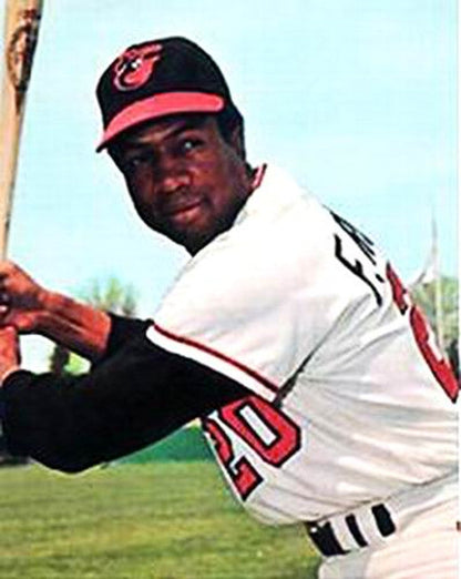 Baltimore Orioles Frank Robinson Cooperstown MLB jersey front view