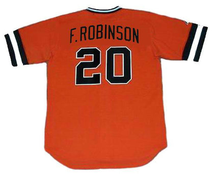 Baltimore Orioles Frank Robinson Cooperstown MLB jersey front view