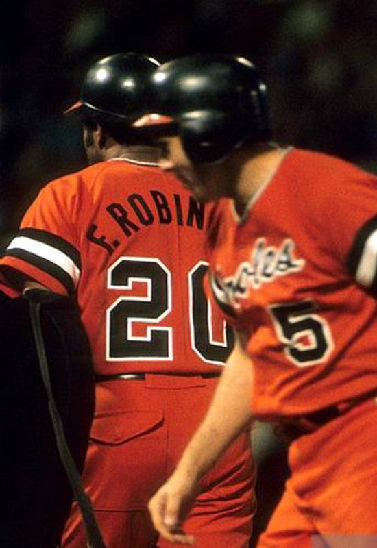 Baltimore Orioles Frank Robinson Cooperstown MLB jersey front view