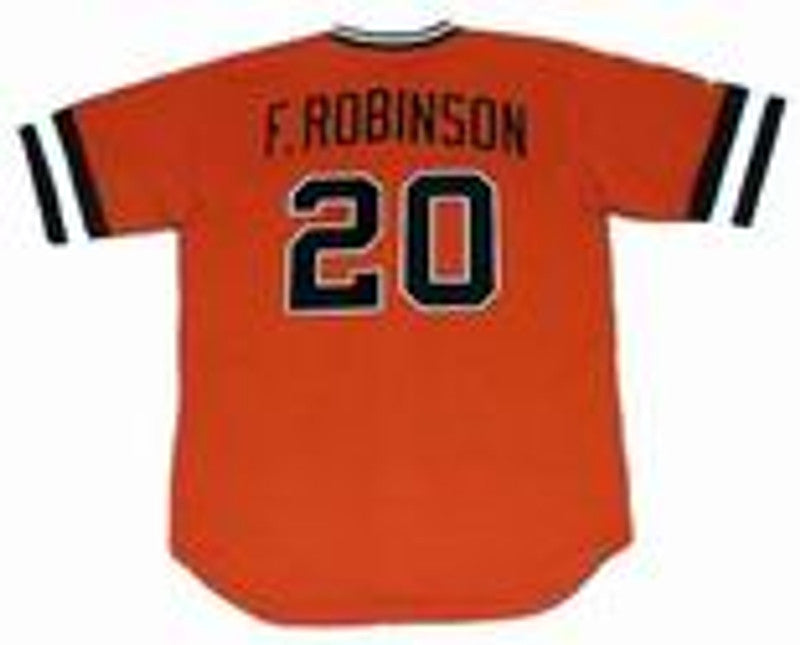 Baltimore Orioles Frank Robinson Cooperstown MLB jersey front view