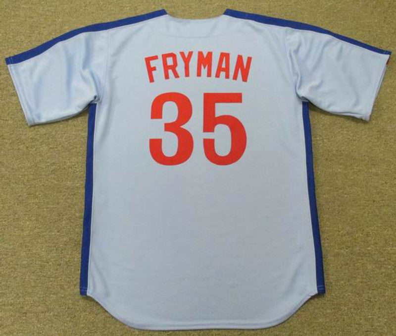 Montreal Expos Woodie Fryman Cooperstown MLB jersey front view