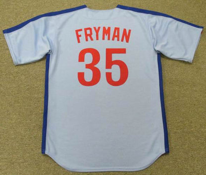 Montreal Expos Woodie Fryman Cooperstown MLB jersey front view
