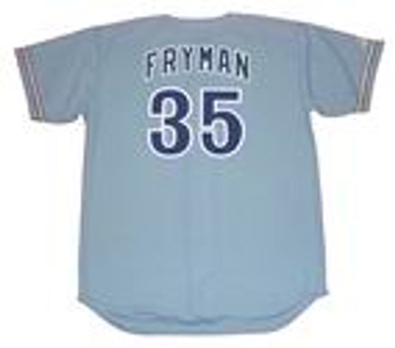 Montreal Expos Woodie Fryman Cooperstown MLB jersey front view