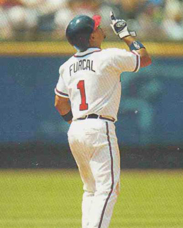 Atlanta Braves Rafael Furcal MLB jersey front view