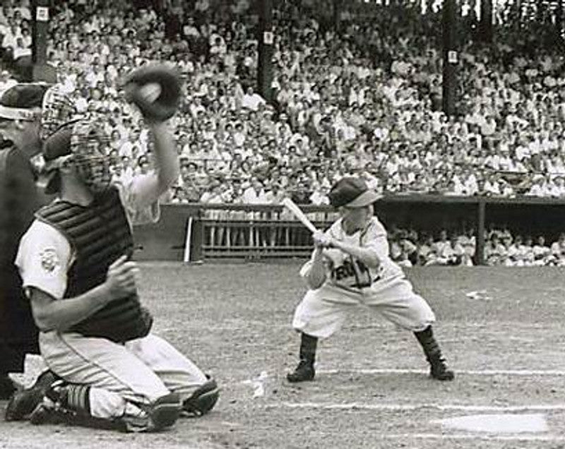 Eddie Gaedel St Louis Browns 1951 Baseball Throwback Baseball Jersey jersey front view