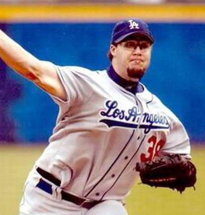 Los Angeles Dodgers Eric Gagne MLB jersey front view
