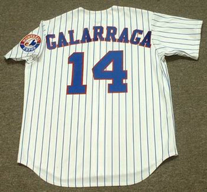Montreal Expos Andres Galarraga MLB jersey front view