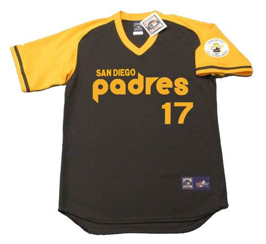 San Diego Padres Oscar Gamble MLB jersey front view