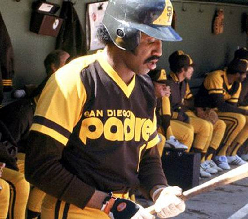 San Diego Padres Oscar Gamble MLB jersey front view