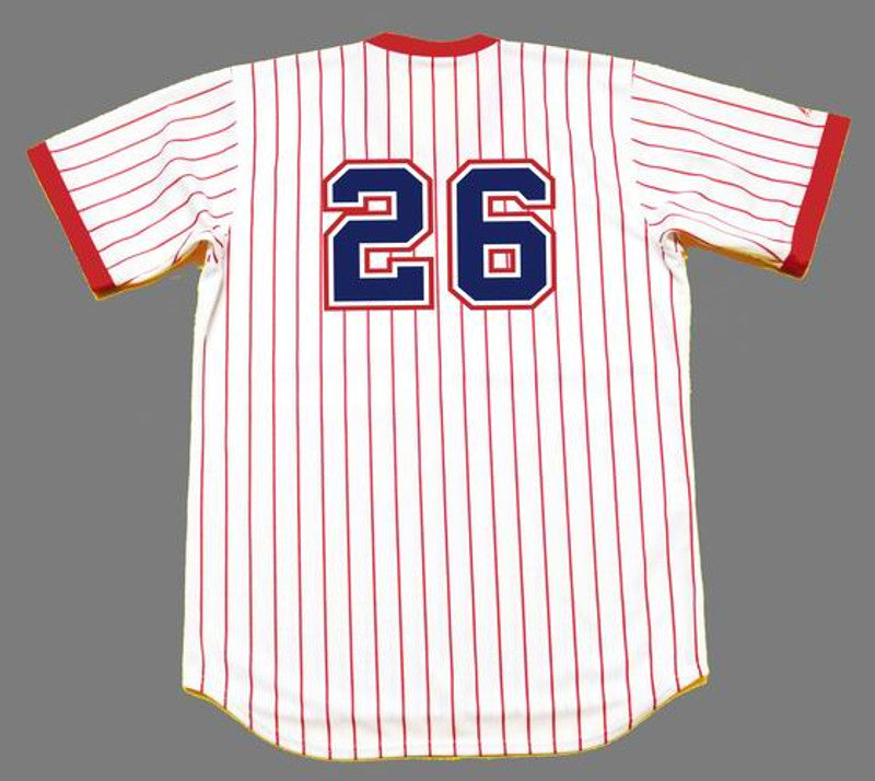 Atlanta Braves Gene Garber Cooperstown MLB jersey front view