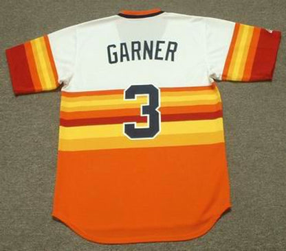 Houston Astros Phil Garner 1980s Cooperstown MLB jersey front view