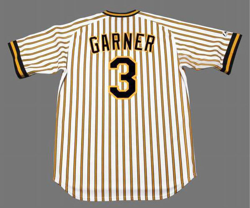 Pittsburgh Pirates Phil Garner Cooperstown MLB jersey front view