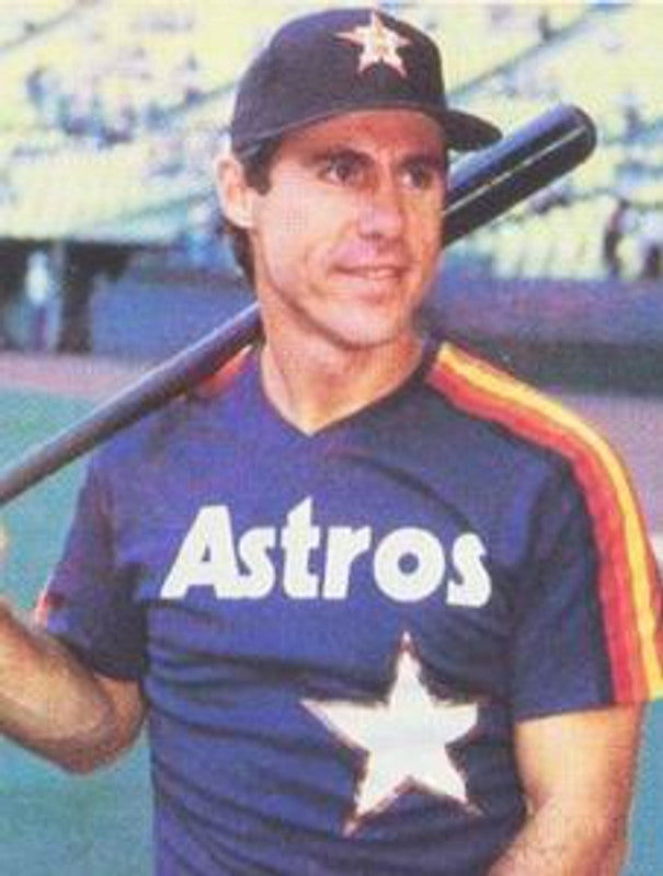 Houston Astros Phil Garner 1980s Cooperstown MLB jersey front view
