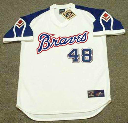 Atlanta Braves Ralph Garr Cooperstown MLB jersey front view