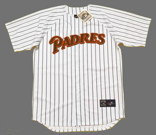 San Diego Padres 1980s Cooperstown Name Number MLB jersey front view
