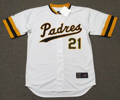 San Diego Padres Cito Gaston Cooperstown MLB jersey front view