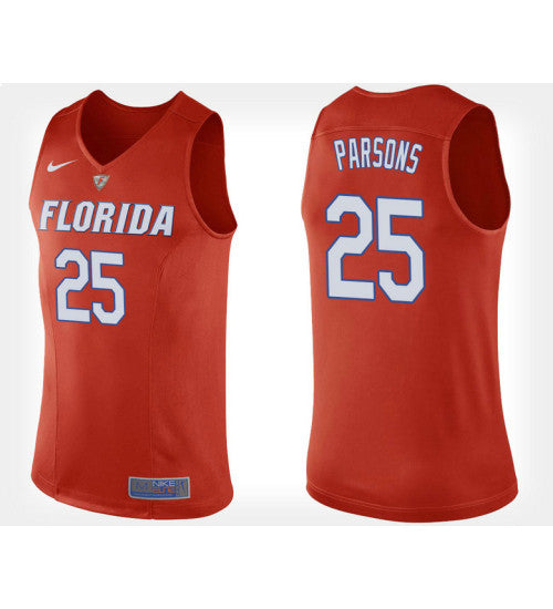 Florida Gators 25 Chandler Parsons Orange Alternate College Basketball Jersey stitched retro jersey