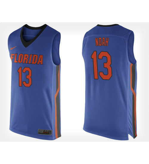 Florida Gators 13 Joakim Noah Blue Home College Basketball Jersey stitched retro jersey
