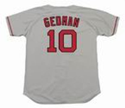 Boston Red Sox Rich Gedman MLB jersey front view