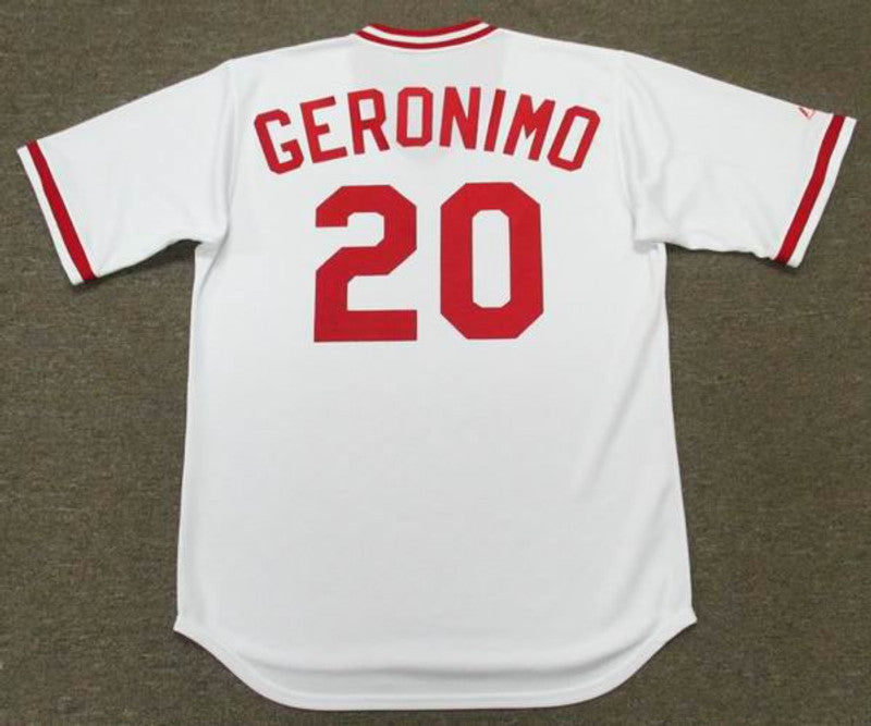 Cincinnati Reds Cesar Geronimo Cooperstown MLB jersey front view