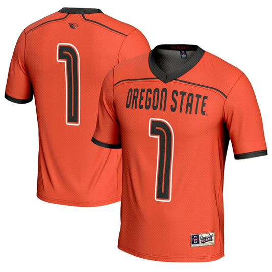 Gameday Greats 1 Orange Oregon State Beavers Lacrosse Fashion Jersey - retro stitched jersey jersey for Gameday Greats fans
