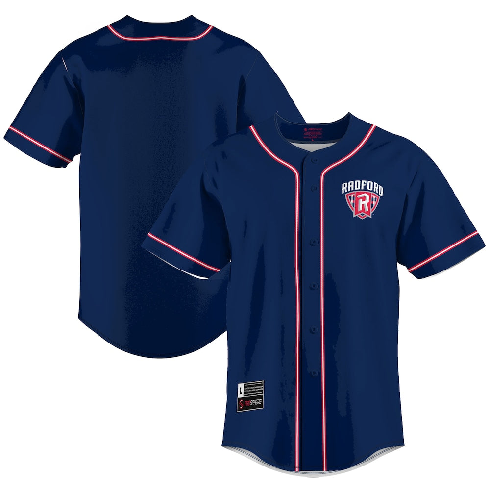 Gameday Greats Navy Radford Highlanders Lightweight Baseball Jersey - retro stitched baseball jersey for Gameday Greats fans
