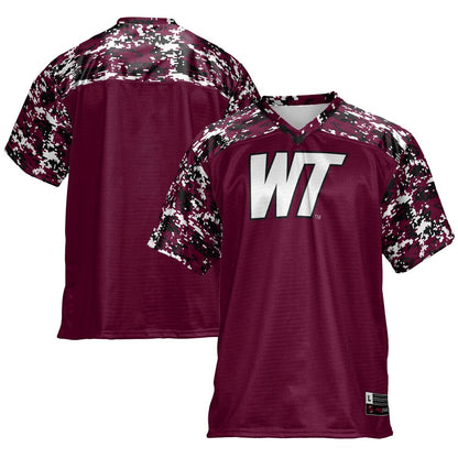 Gameday Greats Maroon West Texas Am Buffaloes Football Jersey - retro stitched football jersey for Gameday Greats fans