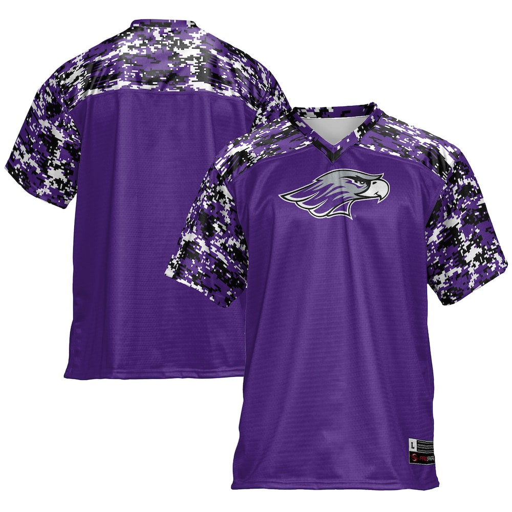 Gameday Greats Purple Wisconsin Whitewater Warhawks Football Jersey - retro stitched football jersey for Gameday Greats fans