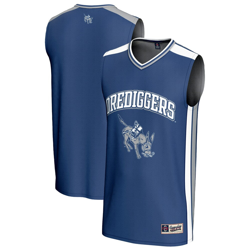 Gameday Greats Blue Colorado School Of Mines Orediggers Spirit Basketball Jersey - retro stitched basketball jersey for Gameday Greats fans