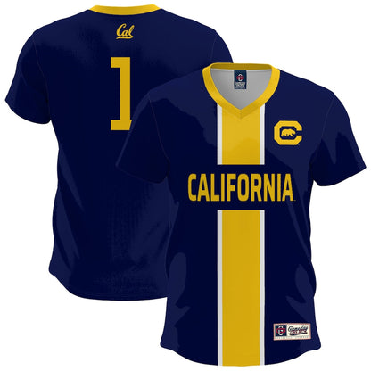 Gameday Greats Navy Cal Bears Lightweight Soccer Fashion Jersey - retro stitched jersey jersey for Gameday Greats fans