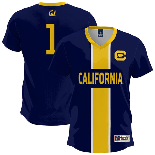 Gameday Greats Navy Cal Bears Lightweight Soccer Fashion Jersey - retro stitched jersey jersey for Gameday Greats fans