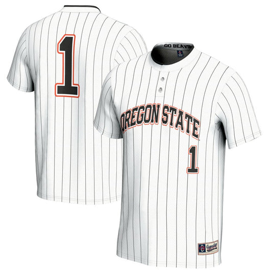 Gameday Greats 1 White Oregon State Beavers Softball Fashion Jersey - retro stitched jersey jersey for Gameday Greats fans