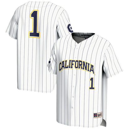 Gameday Greats 1 White Cal Bears Lightweight Baseball Jersey - retro stitched baseball jersey for Gameday Greats fans