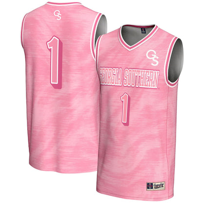 Gameday Greats 1 Pink Georgia Southern Eagles Lightweight Basketball Fashion Jersey - retro stitched basketball jersey for Gameday Greats fans