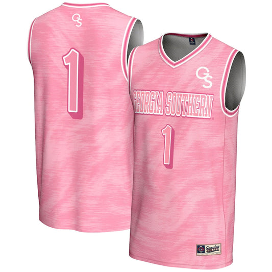 Gameday Greats 1 Pink Georgia Southern Eagles Lightweight Basketball Fashion Jersey - retro stitched basketball jersey for Gameday Greats fans