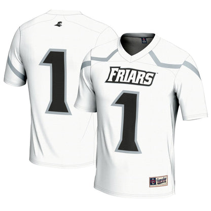 Gameday Greats 1 White Providence Friars Lightweight Lacrosse Jersey - retro stitched jersey jersey for Gameday Greats fans