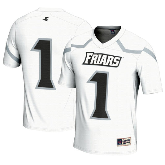 Gameday Greats 1 White Providence Friars Lightweight Lacrosse Jersey - retro stitched jersey jersey for Gameday Greats fans