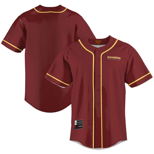 Gameday Greats Maroon Loyola Chicago Ramblers Lightweight Baseball Jersey - retro stitched baseball jersey for Gameday Greats fans