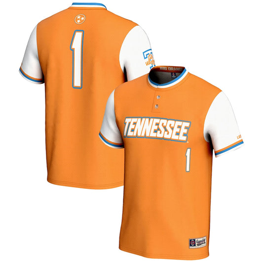 Gameday Greats 1 Tennessee Orange Tennessee Volunteers Lightweight Softball Jersey - retro stitched jersey jersey for Gameday Greats fans