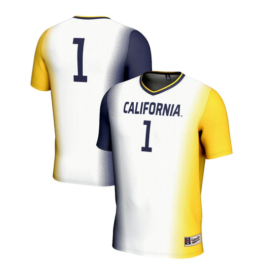Gameday Greats 1 White Cal Bears Lightweight Soccer Jersey - retro stitched jersey jersey for Gameday Greats fans