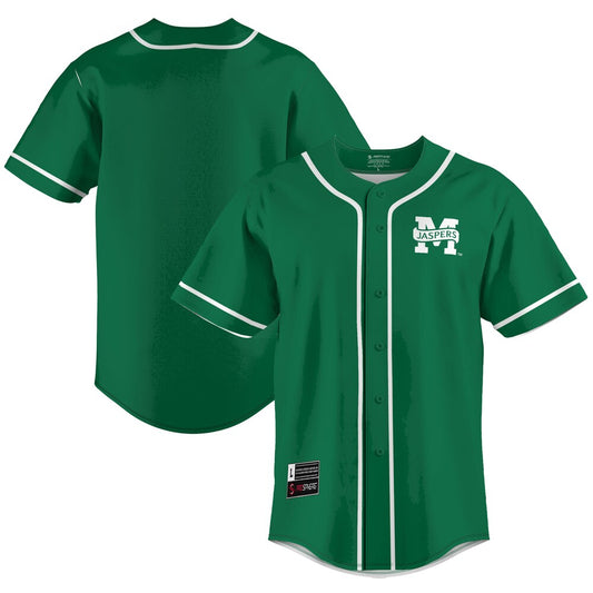 Gameday Greats Kelly Green Manhattan Jaspers Lightweight Baseball Jersey - retro stitched baseball jersey for Gameday Greats fans