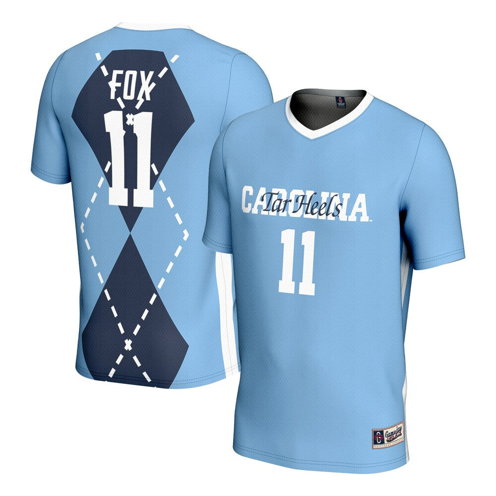 Gameday Greats Emily Fox Carolina Blue North Carolina Tar Heels Soccer Fashion Jersey - retro stitched jersey jersey for Gameday Greats fans